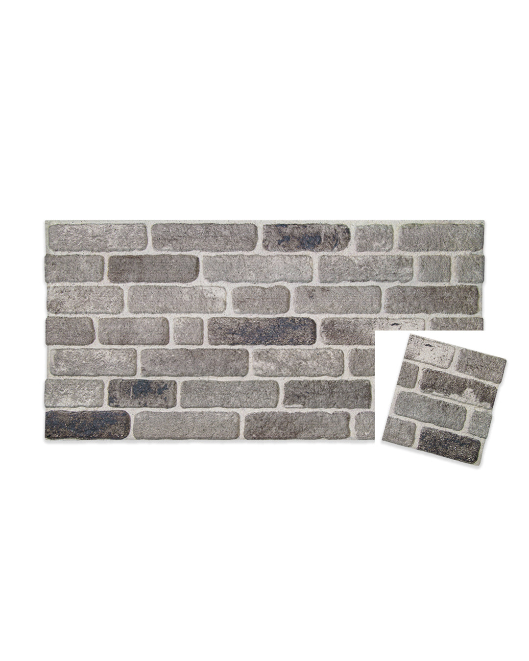 Wandverkleidung Steinoptik 50×100×2 cm | 3D Wandpaneele aus Styropor | Path Of Gray L-1926