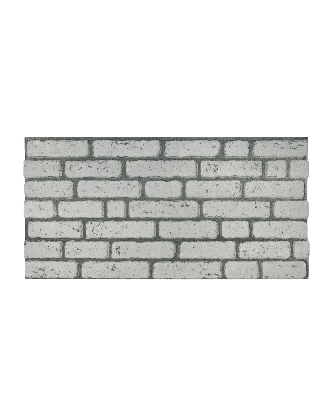 Wandverkleidung Steinoptik 50×100×2 cm | 3D Wandpaneele aus Styropor | Milk White L-1948