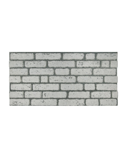 Wandverkleidung Steinoptik 50×100×2 cm | 3D Wandpaneele aus Styropor | Milk White L-1948