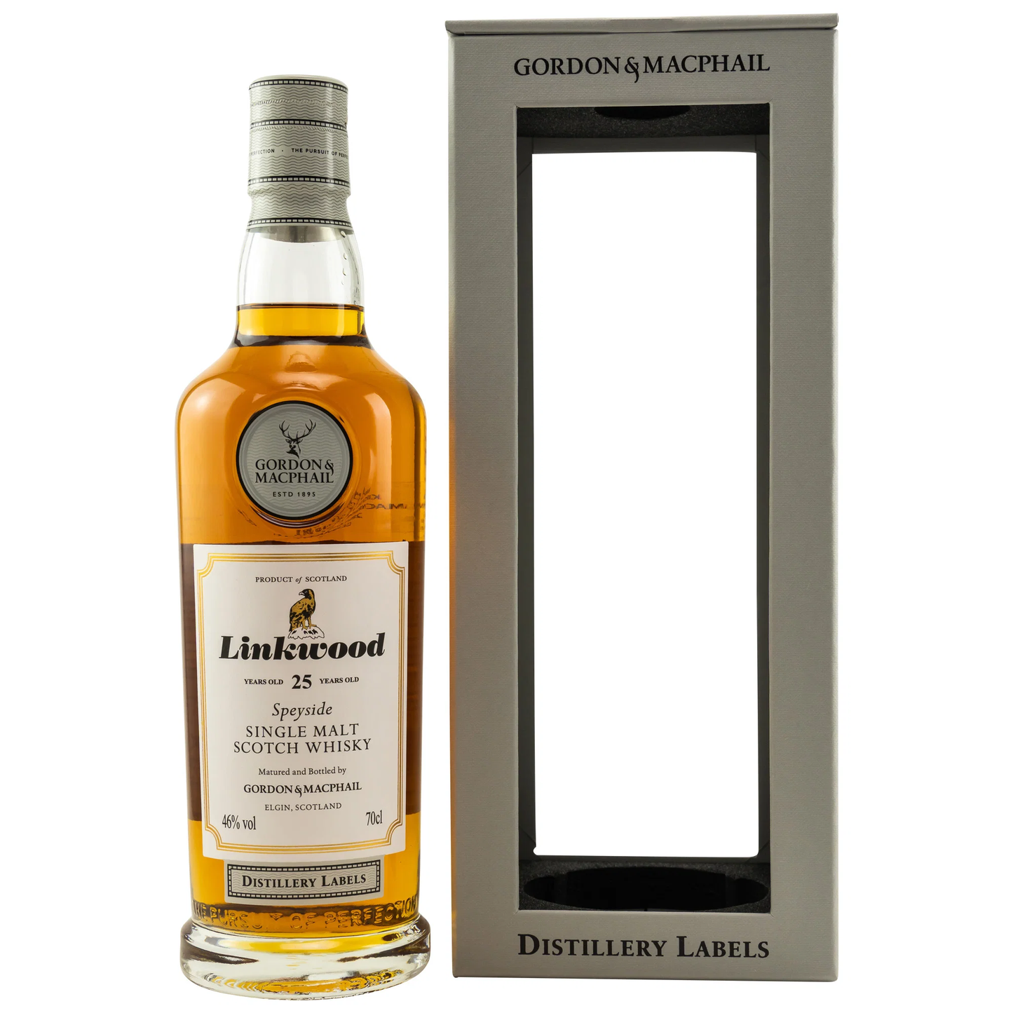 Linkwood 25 - Gordon & MacPhail - Distillery Labels