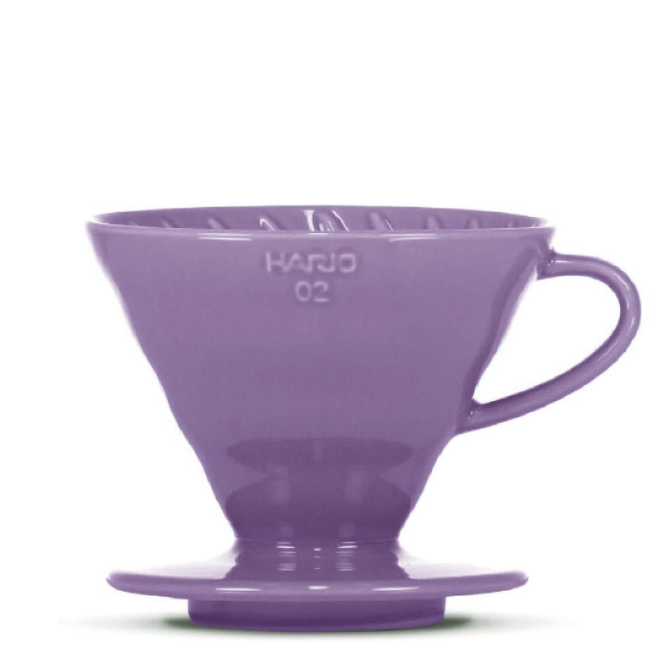 Hario Colour Edition V60-02 Keramik-Dripper (mit 40 Filtern)