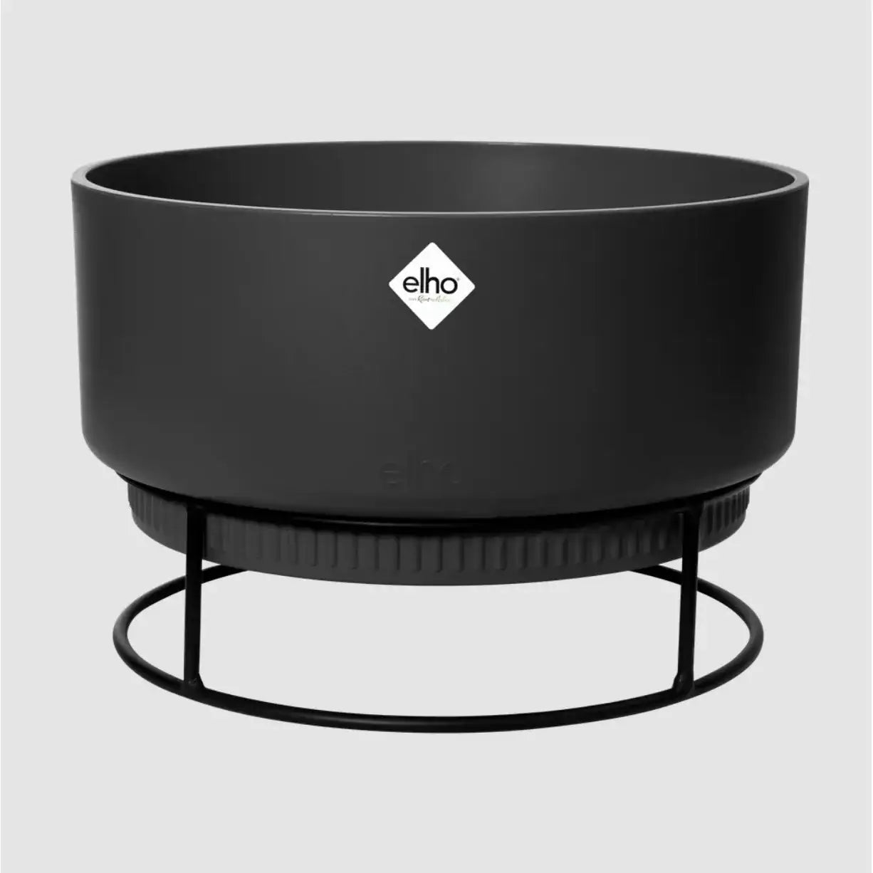 Moderne Elho B. for Studio Pflanzschale 30 cm in Living Black. Ideal für Zimmerpflanzen, wasserdicht & stilvoll.