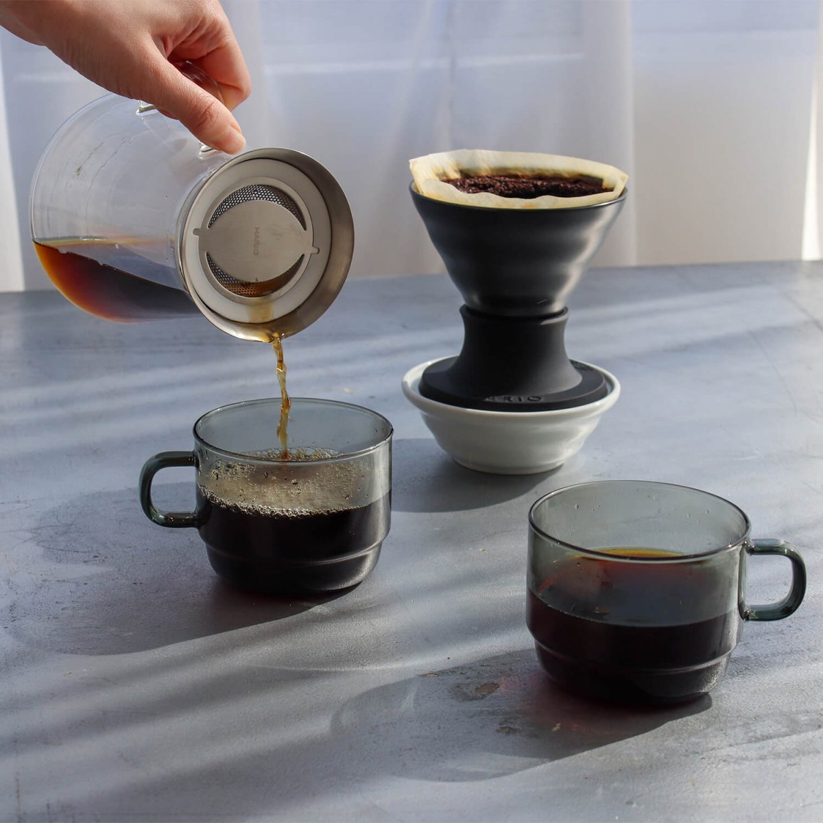 Hario Ceramic Immersion Switch V60-02 – Hybrid-Brewer (Immersion + Pour-Over)