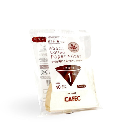 CAFEC Abaca Papier-Filter (Braun)