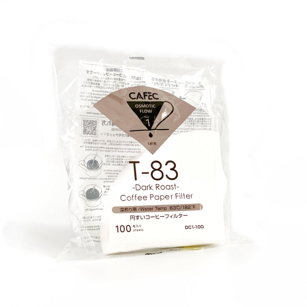 CAFEC Papier-Filter für dunkle Röstung (TH-2/T-83)