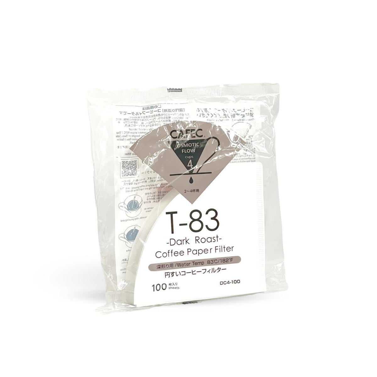 CAFEC Papier-Filter für dunkle Röstung (TH-2/T-83)