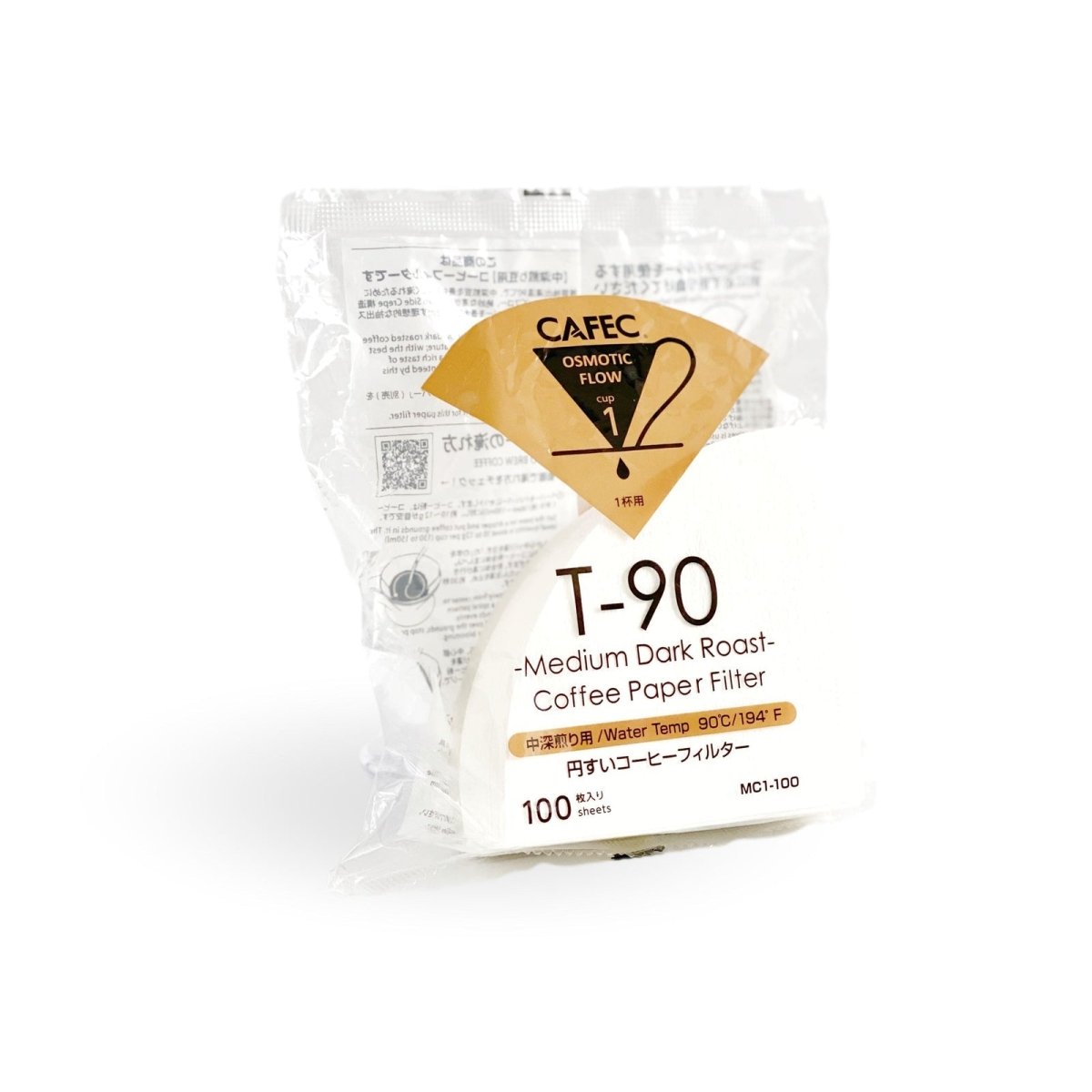 CAFEC Papierfilter für mittel-dunkle Röstungen (TH-3 / T-90)
