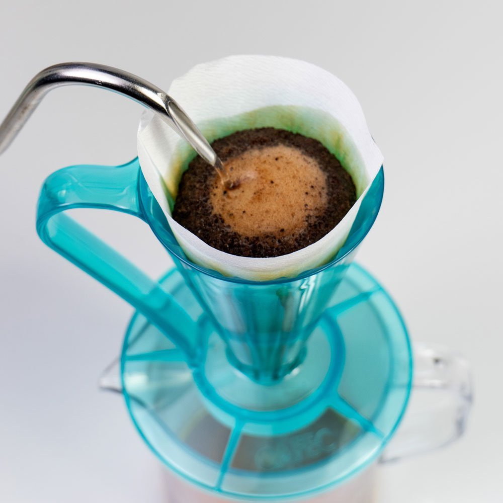 CAFEC Tritan Flower Dripper Deep 27 (Youmeca Blue)