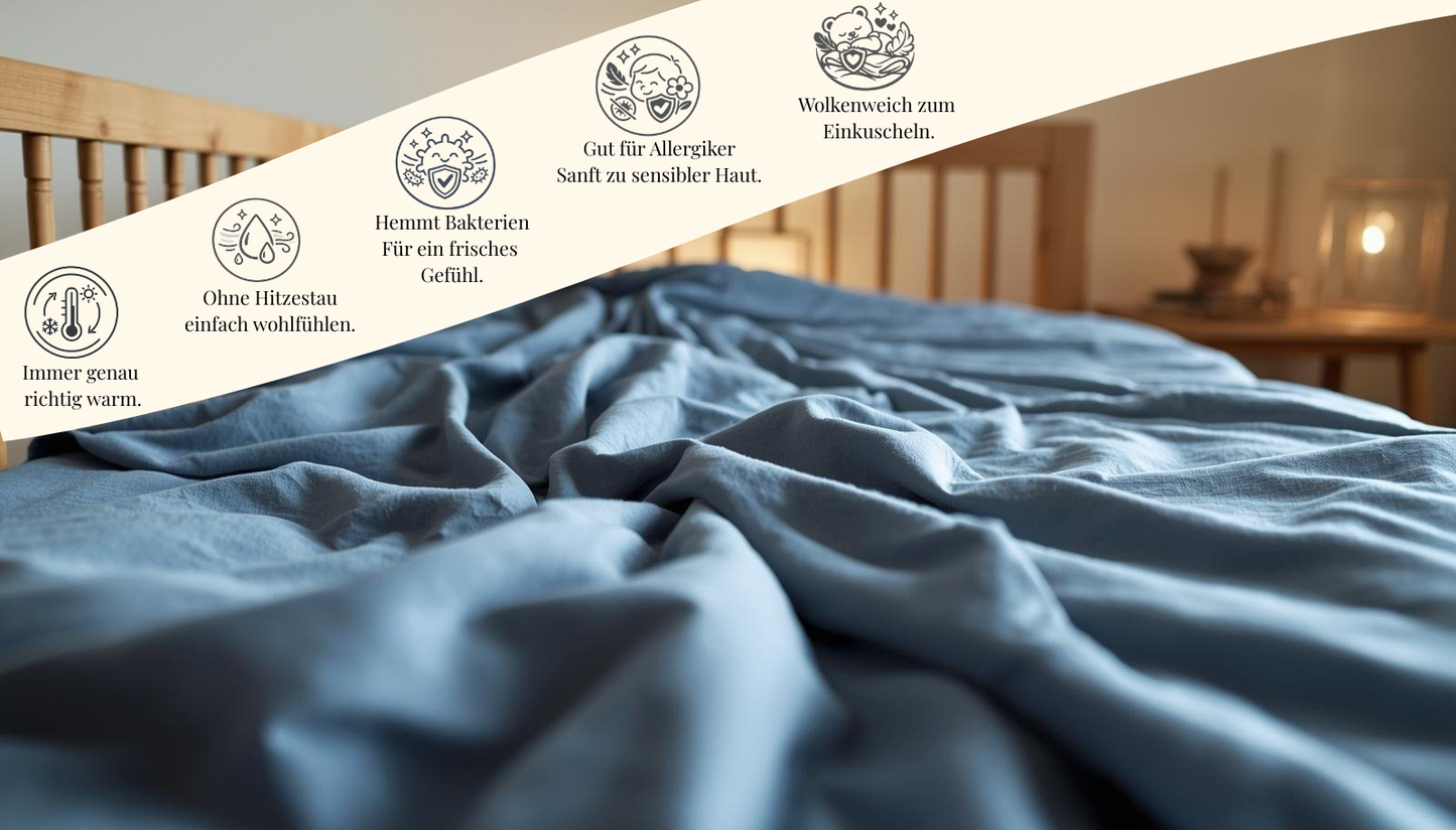 Premium Lyocell Kinderbettwäsche 100% TENCEL