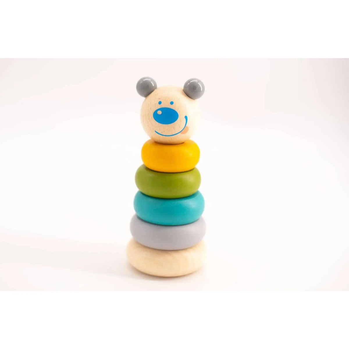 Stapel-Bär Pastell Holzspielzeug – small foot ab 12 Monaten
