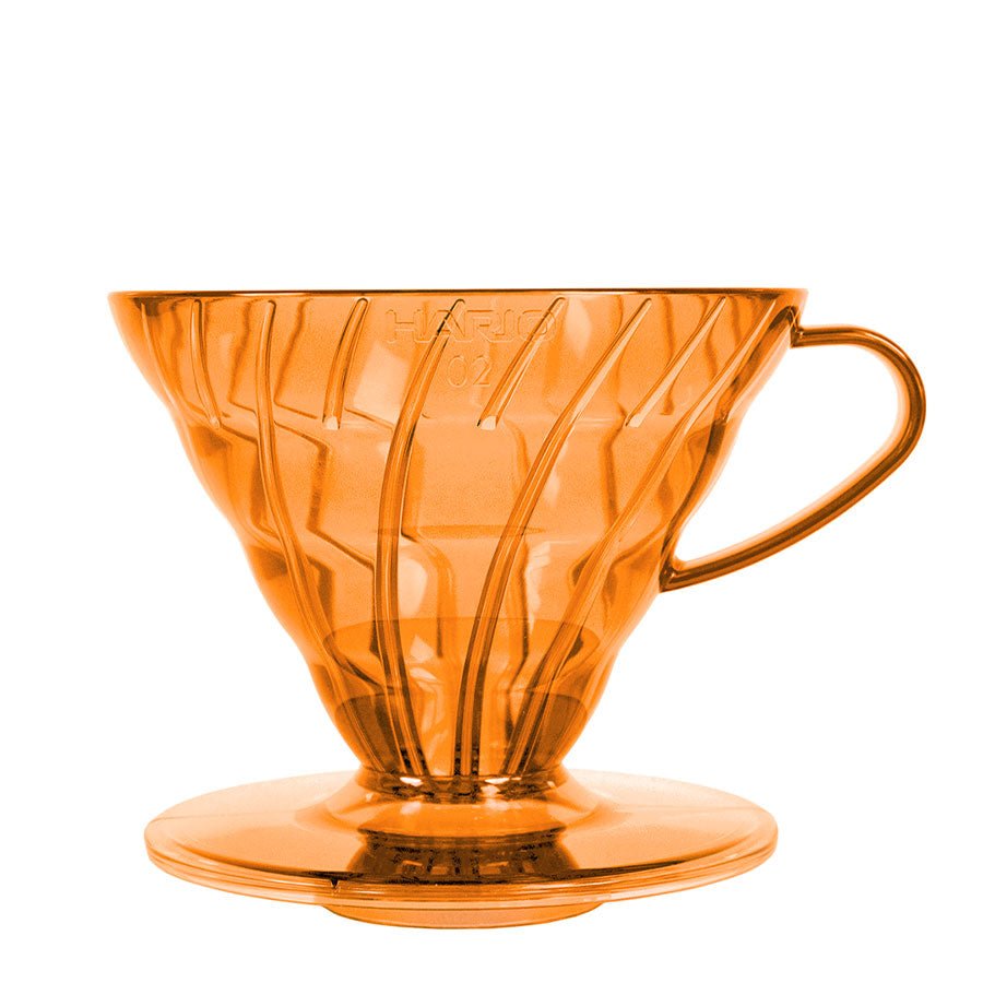 Hario V60-02 Plastik-Kaffee-Dripper mit 40 Filtern