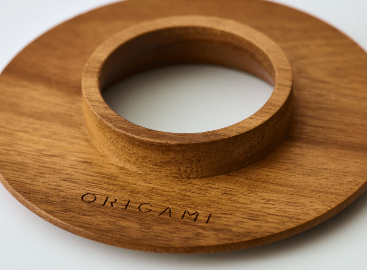 Origami Holzhalter